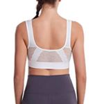 Seamless Comfortable Sports Bralette for Yoga Gym Workout Bra Top White 2XL Size 2X Photo 2