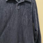 Polo Tna Blue Velour Long Sleeve  Shirt Size Small Photo 1