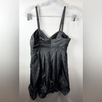 BCBGMAXAZRIA BCBG Maxazaria Women's Woven Taffeta Black Floral Cocktail Dress Size 4 Photo 2