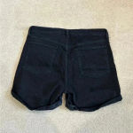 Old Navy  high rise OG straight black jean shorts in size 18 Photo 1