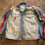 Denim Jean Jacket ! Super Cute !!! Size L Photo 1