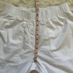 Aritzia Babaton Pants Heritage Poplin Mid-Rise Wide-Leg Elastic Waist White S Photo 10