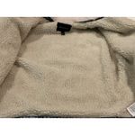 Banana Republic  Sherpa-Lined Denim Jacket with Removable Fur Collar‎ Size XS EUC Photo 4