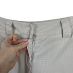 Adidas Women’s Beige Golf Shorts Mid-Rise Climalite Bermuda Three Stripe Size 10 Photo 5