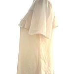 Pink Blush Maternity Top Small Cream  Short Sleeve Photo 2