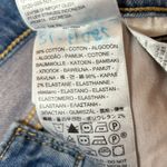 Levi's  Wedgie‎ Skinny 24 Denim Medium Wash High Waisted Jeans Raw Hem Button Fly Photo 13