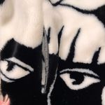 Vintage Donnybrook Faux Fur Coat Jacket Car Coat Faces Oversized L Large Black Photo 11