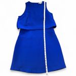 SUNCOO Paris Cyrus Electric Blue Mini Dress Open Back Sleeveless Pockets Size 12 Photo 13