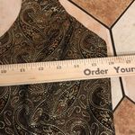 XScape Vintage by Lawrence Kurtz gold halter top size 10 made in USA small Photo 4