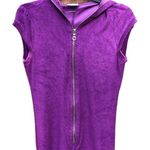 Beach Bunny  Purple Zip Romper With Hood Photo 0