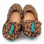 Tieks Leopard Print Ballet Flats Brown Tan Leather Foldable Travel Shoes Size 7 Photo 4