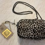 Golden Goose Mini Star Crossbody Bag In Black White Leopard Print Pony Hair New Photo 4