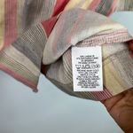 Nic+Zoe  clover stripe linen blend oversized blazer size XL Photo 4