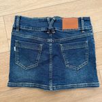 Princess Polly  Blue Denim Skirt Photo 1