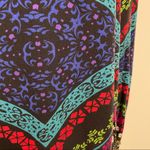 Ella Moss V Neck Bright Mandala Pleated Tassel Photo 9