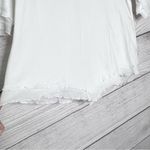 Soft Surroundings White Cotton Layered Blouse Casual Top Size Medium Photo 8