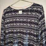 Burt's Bees Snowflake Holiday Pajama Top Size XL Gray Photo 5