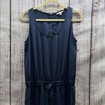 CAbi #303 French Navy Drawstring Waist Sleeveless Jumpsuit Romper Photo 5