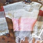 Blackeyed Suzies Striped Fringed Sweater Photo 0