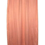 INC Satin Scarf Rectangle Peach Gold Studs Raw Hem Rayon Elegant Glam NWT Pink Photo 0
