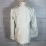 Chaus brand Chaus Empire Waist Lined Jacket Coat Cotton Spandex Cream Womens size 4 Photo 3