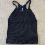 Free People Happiness Runs Long Crop Tank Deepest Navy XS/S Photo 1