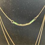 Banana Republic Elegant Silver and Turquoise 3 Layered 20” Necklace Photo 1