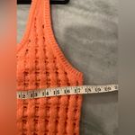 NWT Uncharted Threads Size M Coral Stretchy Knit Crochet Terry Cover Up Dress Pink Size M Photo 10