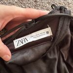 ZARA Black Strappy Lace Ruffle Dress NWOT Photo 5