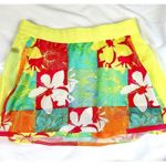 Brooks Women's D'Lite Mesh Flower Check Skort with inside pocket XS Photo 0