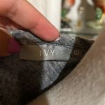 IVY Gray Sleeveless linen dress women’s size 10 Photo 4