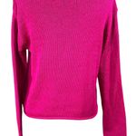 Ralph Lauren Lauren  Sweater Pink Roll Hem Cropped Size L Large Photo 0