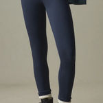 American Giant Ponte Slim Pant High Rise Heritage Navy Reg Size 4 Black Photo 0