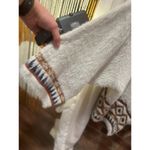 a.n.a  Fuzzy Boho South Western Open Cardigan M Cream Photo 4