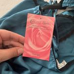 Cinema Etoile vintage lingerie medium large blue two piece cami teddi thong new Photo 8