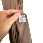 Anthropologie Porridge Wrap Maxi Shirt Dress Collard Size L Large Tan Cream Soft Photo 5