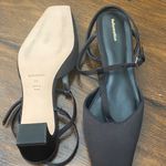 Reformation Black Square-Toe Heels Photo 2