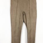 Spanx Faux Suede Leggings Size Small Tan High Rise Stretch Neutral Quiet Luxury Photo 9