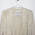 Diane Von Furstenberg  Fausta gold speckled sweater cardigan size S Photo 2