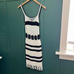 None Black and white crochet mini dress or swim cover up Photo 1