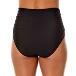 Anne cole XL black    Black Convertible Swim Bottoms Bikini Swimsuit Wear 3 Ways Photo 3