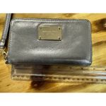 Michael Kors  Women's Wallet Gray Zip Around City Designer Preppy Classic Modern‎ Photo 6