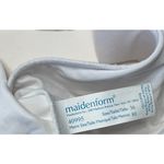 Maidenform Vintage  Bandeau‎ Strapless Bra Women 36 Wireless White Comfort New Photo 3