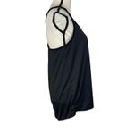 Athleta  X-Large Full Force 2-in-1 Tank Top Perforated Criss-Cross Stretch Black Photo 3