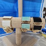 Designer black and gold horse bangle. Price for one. Photo 2