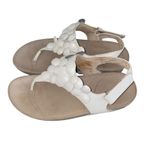 FitFlop Floretta Fluer Slingback Sandal Mule Cream Tan 100% Leather Size 8 Photo 1