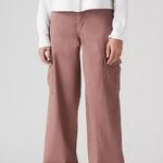 Levi's Levi’s Dusty Rose Taupe Mid Rise ‘94 Baggy Cargo Pants Size 27 Photo 0