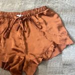 Free People  Intimates Brown Lounge Shorts Size Small Photo 2