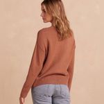Summersalt  The Luxe Cashmere Blend Button 
Crewneck Sweater Photo 1