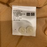 Uniqlo U | Women Sheer Band Collar Long Sleeve Cotton Shirt | Brown | Size S Photo 7